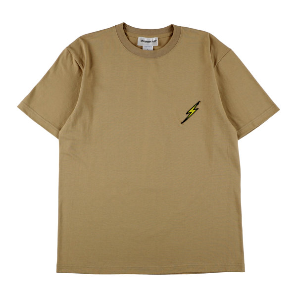 【GODTAIL×伊藤舞雪】Thunder Patch × Backprint TEE BEIGE/XLサイズ 画像1
