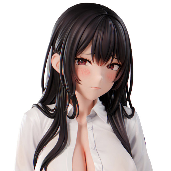 肉感少女 Yシャツカノジョ 沙夜 1/4スケール塗装済み完成品フィギュア 画像18