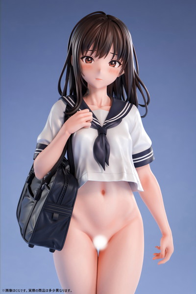 肉感少女 半裸登校 佐藤さん 1/4スケール塗装済み完成品フィギュア 画像9