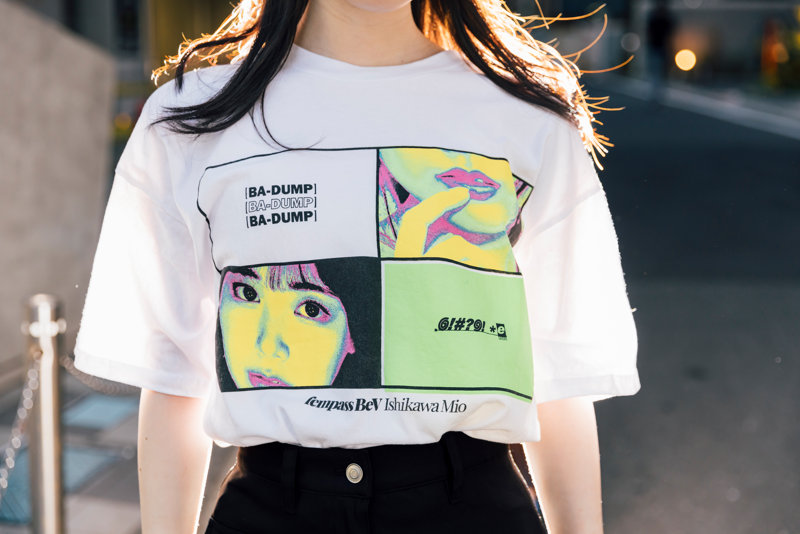 【ISHIKAWA MIO】「BA-DUMP」 NEON TEE/Lサイズ 画像13