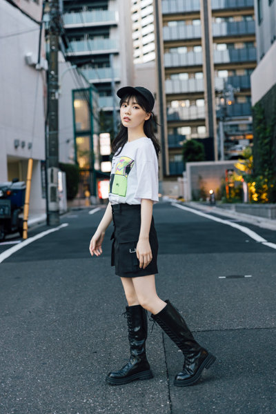 【ISHIKAWA MIO】「BA-DUMP」 NEON TEE/XLサイズ 画像11