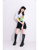 【ISHIKAWA MIO】「BA-DUMP」 NEON TEE/XLサイズ 画像5