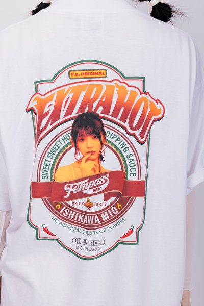 【ISHIKAWA MIO】EXTRAHOTSAUCE TEE/XLサイズ 画像14