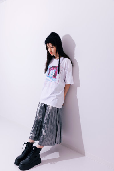 【MIYASHITA RENA】PHOTO TEE/サイズL 画像5