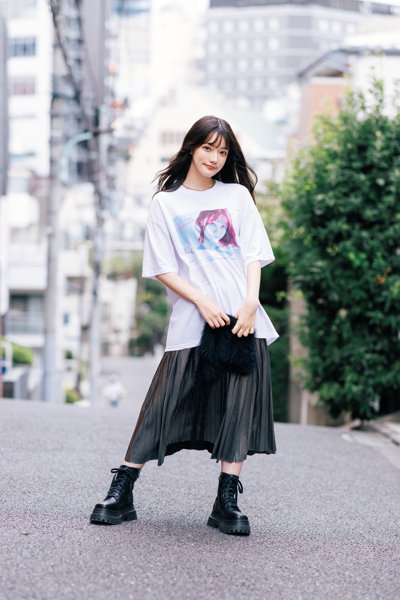 【MIYASHITA RENA】PHOTO TEE/サイズL 画像8