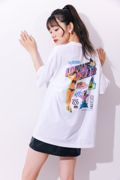 【MIYASHITA RENA】WANNA TASTE ME? TEE/WHITE/サイズXL 画像1