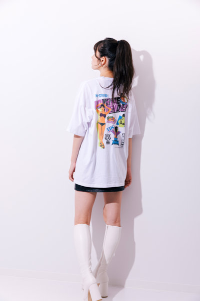 【MIYASHITA RENA】WANNA TASTE ME? TEE/WHITE/サイズXL 画像7