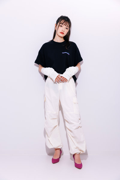 【MIYASHITA RENA】WANNA TASTE ME? TEE/BLACK/サイズL 画像4