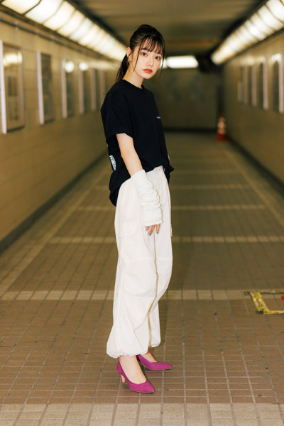 【MIYASHITA RENA】WANNA TASTE ME? TEE/BLACK/サイズL 画像9