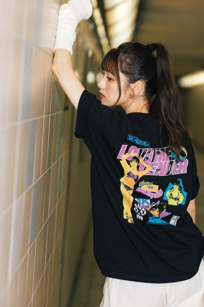 【MIYASHITA RENA】WANNA TASTE ME? TEE/BLACK/サイズL 画像11
