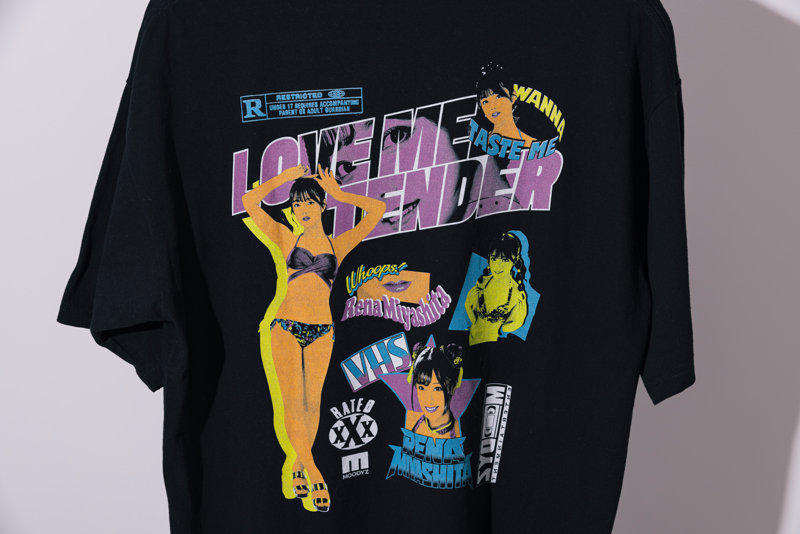 【MIYASHITA RENA】WANNA TASTE ME? TEE/BLACK/サイズL 画像15