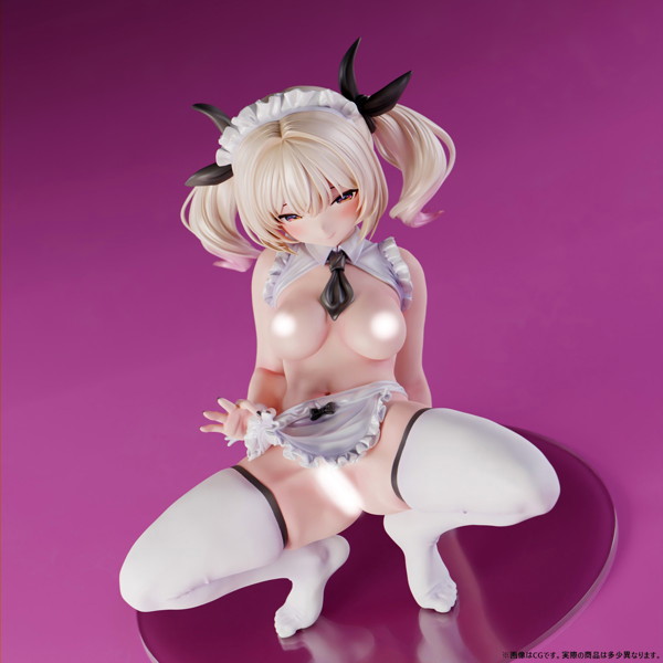 肉感少女 甘やかしメイド 「エミリ」裏オプver. 1/6スケール塗装済み完成品フィギュア 画像10