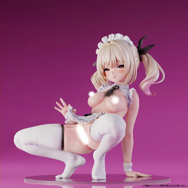 肉感少女 甘やかしメイド 「エミリ」裏オプver. 1/6スケール塗装済み完成品フィギュア 画像12