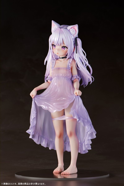 肉感少女 たくし上げ猫娘 ミヌエッタ 1/4スケール塗装済み完成品フィギュア 画像3