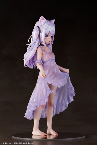 肉感少女 たくし上げ猫娘 ミヌエッタ 1/4スケール塗装済み完成品フィギュア 画像7