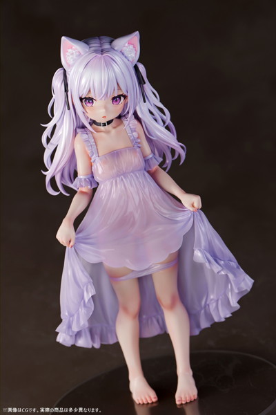 肉感少女 たくし上げ猫娘 ミヌエッタ 1/4スケール塗装済み完成品フィギュア 画像10