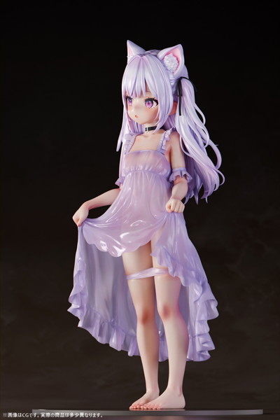 肉感少女 たくし上げ猫娘 ミヌエッタ 1/4スケール塗装済み完成品フィギュア 画像12