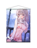 【pon】描き下ろし’’おっぱい大好き at holy night’’B2タペストリー 画像1