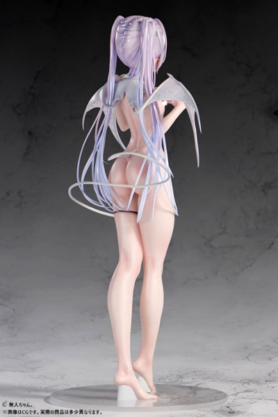 無人ちゃん。「白い悪魔ちゃん。」脱衣ver. 1/5スケール塗装済み完成品フィギュア 画像6