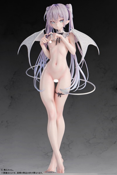 無人ちゃん。「白い悪魔ちゃん。」脱衣ver. 1/5スケール塗装済み完成品フィギュア 画像11