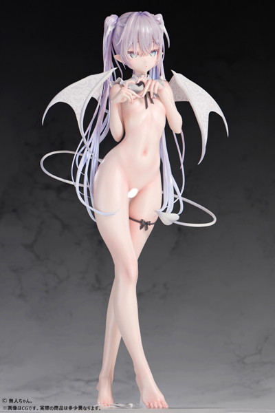 無人ちゃん。「白い悪魔ちゃん。」脱衣ver. 1/5スケール塗装済み完成品フィギュア 画像12