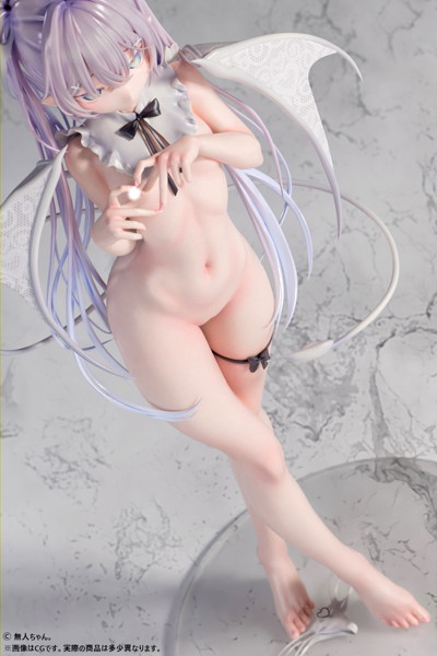 無人ちゃん。「白い悪魔ちゃん。」脱衣ver. 1/5スケール塗装済み完成品フィギュア 画像14