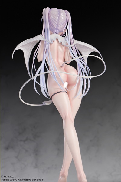 無人ちゃん。「白い悪魔ちゃん。」脱衣ver. 1/5スケール塗装済み完成品フィギュア 画像16