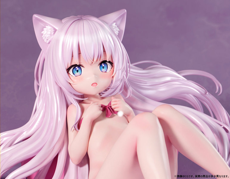 肉感少女 ちび猫娘 アナスターシャ 1/4スケール塗装済み完成品フィギュア 画像9