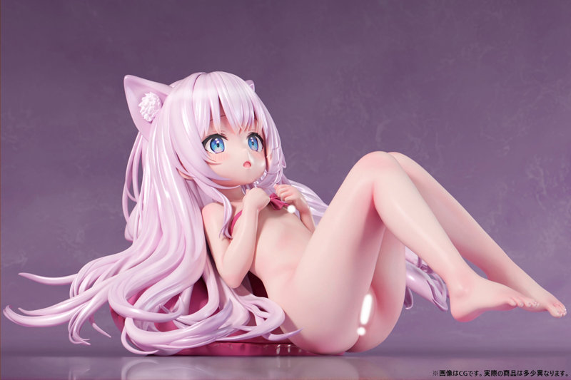 肉感少女 ちび猫娘 アナスターシャ 1/4スケール塗装済み完成品フィギュア 画像11