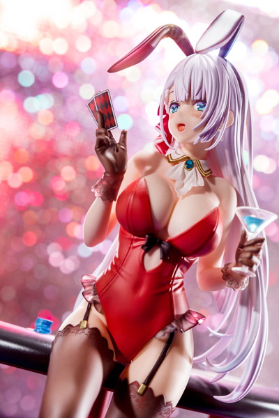 リーセリア・レイ・クリスタリア 深紅のバニーフィギュアwithぺろりシステム 画像23