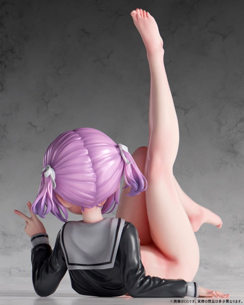 肉感少女 メカクレ彼女 優羽ちゃん 1/4スケール塗装済み完成品フィギュア 画像4