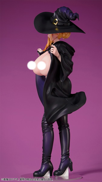 肉感少女 露出狂の魔女 ローアル 1/4スケール塗装済み完成品フィギュア 画像4