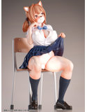 肉感少女 発情期メスケモ同級生の誘惑 小麦 1/6スケール塗装済み完成品フィギュア