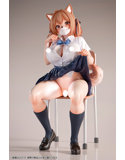 肉感少女 発情期メスケモ同級生の誘惑 小麦 1/4スケール塗装済み完成品フィギュア 画像1