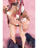 なな枕「ピアスを見せてくれる赤髪ギャルちゃん」マスクver. 1/5スケール塗装済み完成品フィギュア