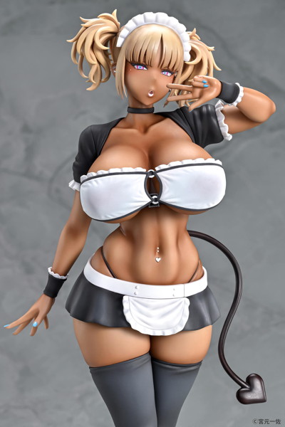 黒ギャルメイド淫魔 ここあ 画像10