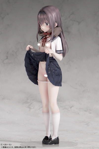ヘルシーマン「好きな子に告白したらハ●撮り動画が送られてきた話」白鳥さん 1/4スケール塗装済み完成品フィギュア 画像4