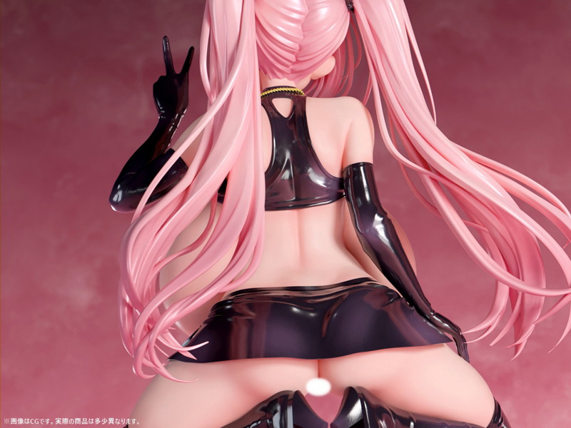 肉感少女 爆乳ラバードレス インカローズ 1/4スケール塗装済み完成品フィギュア 画像11