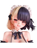 肉感少女 コンカフェ嬢の新サービス ねる 1/4スケール塗装済み完成品フィギュア