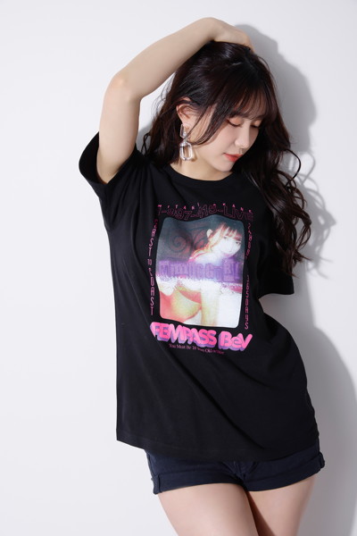 【MITANI AKANE】MIMIC GIRL TEE/XLサイズ 画像1