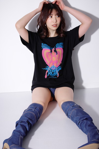 【YAMAGISHI AYAKA】 METAL TEE/XLサイズ 画像1