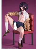 肉感美少年 男の娘 千秋 ズルムケver. 1/4スケール塗装済み完成品フィギュア 画像3