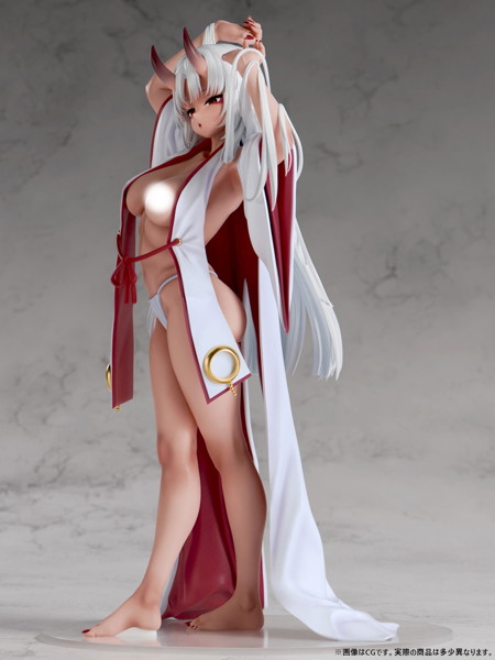 ラマンダ「鬼巫女」 1/4スケール塗装済み完成品フィギュア 画像4