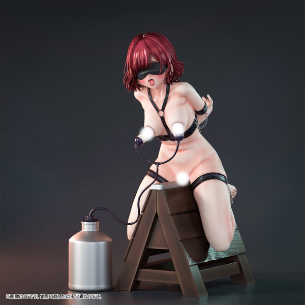 肉感少女 三角木馬でお仕置き中 花岡さん 1/6スケール塗装済み完成品フィギュア 画像2