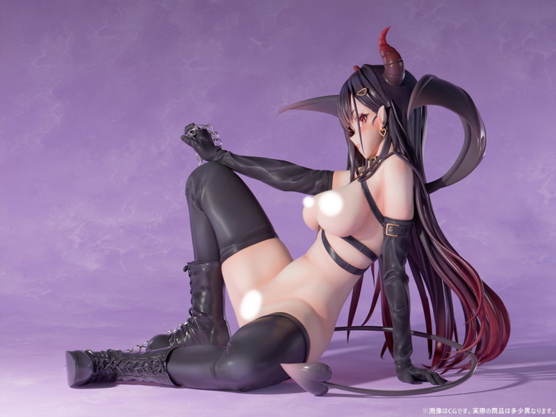 肉感少女 悪魔なご主人様 グレモリー 1/4スケール塗装済み完成品フィギュア 画像4