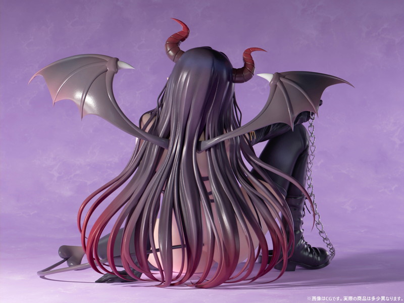 肉感少女 悪魔なご主人様 グレモリー 1/4スケール塗装済み完成品フィギュア 画像6