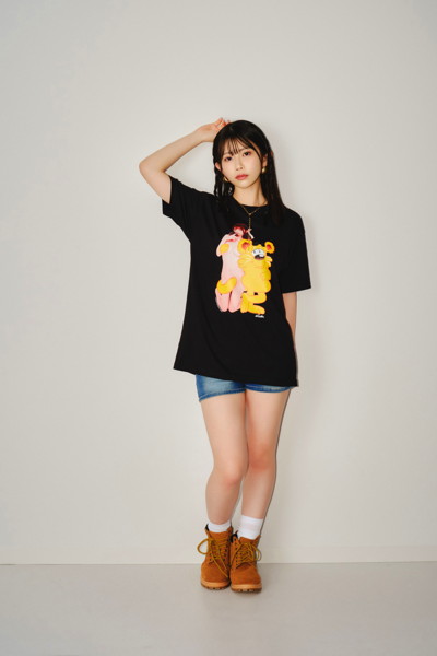 【AOI IBUKI】SANTAGIRLS TEE BLACK/Lサイズ 画像3