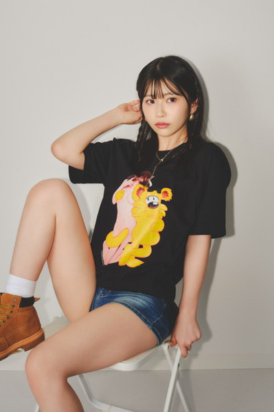 【AOI IBUKI】SANTAGIRLS TEE BLACK/XLサイズ 画像2
