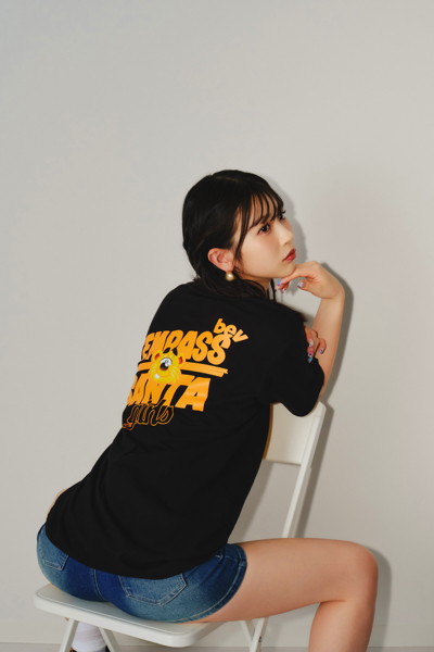 【AOI IBUKI】SANTAGIRLS TEE BLACK/XLサイズ 画像4