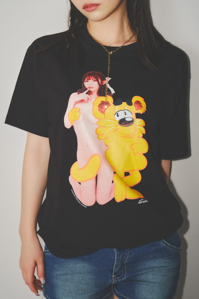 【AOI IBUKI】SANTAGIRLS TEE BLACK/XLサイズ 画像6